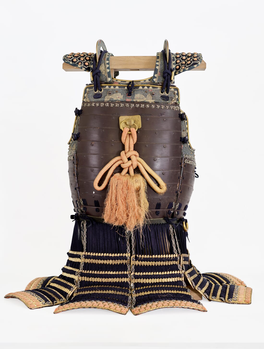 Detail of the russet iron Maeda clan cuirass